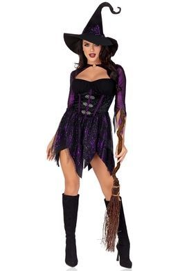 Костюм ведьмы Leg Avenue Mystical Witch XL, платье, шляпа