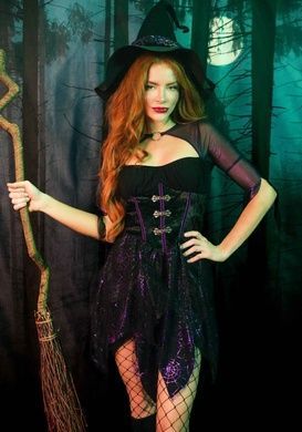 Костюм ведьмы Leg Avenue Mystical Witch XL, платье, шляпа