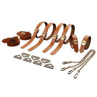 Набір із 8 ременів для зв'язування LOCKINK Brown SX0834 фото