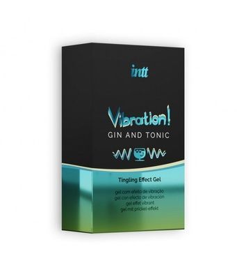 Рідкий вібратор Intt Vibration Gin Tonic 15 мл SO4138 фото