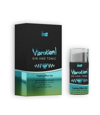 Рідкий вібратор Intt Vibration Gin Tonic 15 мл SO4138 фото