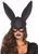 Сверкающая маска кролика Leg Avenue Glitter masquerade rabbit mask Black
