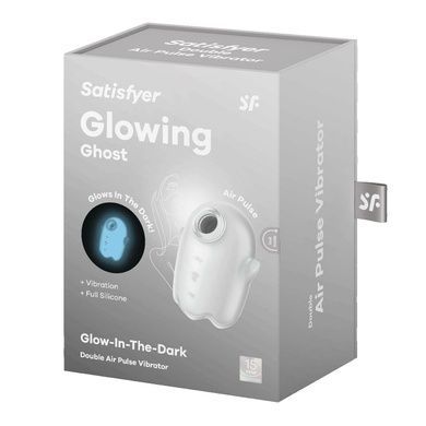 Вакуумний стимулятор Satisfyer Glowing Ghost White SX0544 фото
