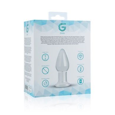 Стеклянная анальная пробка Gildo Glass Buttplug №24 SO4620 фото