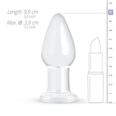 Стеклянная анальная пробка Gildo Glass Buttplug №24 SO4620 фото