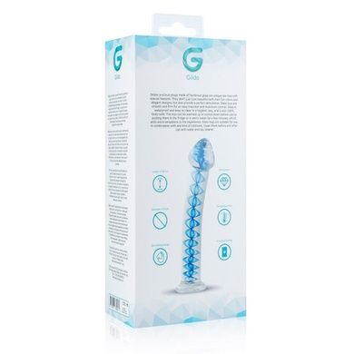 Скляний дилдо Gildo Glass Dildo 4 для точки G та простати SO8890 фото