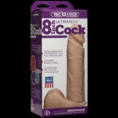 Фаллоимитатор Doc Johnson 8 Inch ULTRASKYN Cock White SO1561 фото