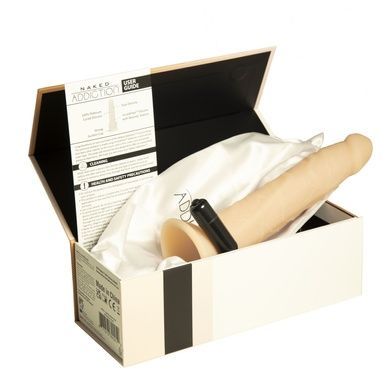 Фаллоимитатор Naked Addiction 9 Silicone Dual Density Bendable Dildo Vanilla SO8906 фото
