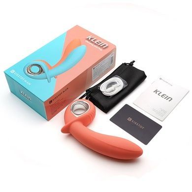 Анальний вібратор KISTOY Klein Orange, що надувається SO3628 фото