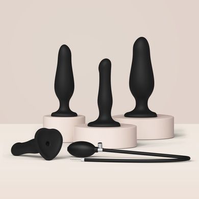 Надувний фалоімітатор Strap-On-Me INFLATABLE DILDO PLUG NOIR SO7383 фото