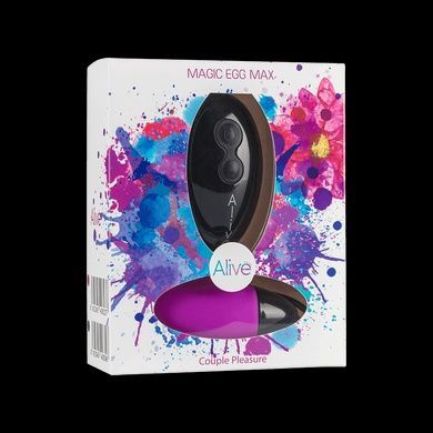 Віброяйце Alive Magic Egg MAX Violet з пультом ДК AL40623 фото
