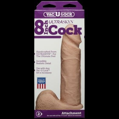 Фаллоимитатор Doc Johnson 8 Inch ULTRASKYN Cock White SO1561 фото