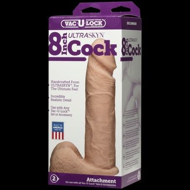 Фаллоимитатор Doc Johnson 8 Inch ULTRASKYN Cock White SO1561 фото