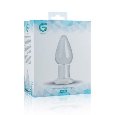 Стеклянная анальная пробка Gildo Glass Buttplug №24 SO4620 фото