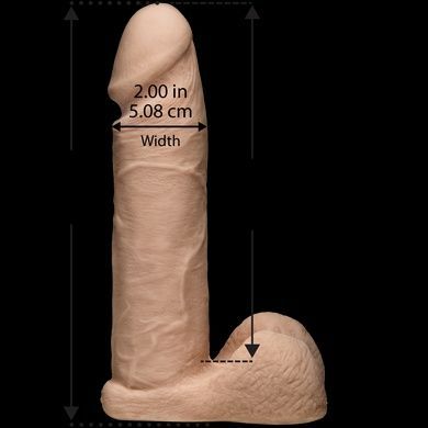 Фаллоимитатор Doc Johnson 8 Inch ULTRASKYN Cock White SO1561 фото