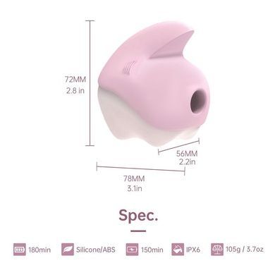 Вакуумный смарт стимулятор Magic Motion Unicorn Pink SO9601 фото