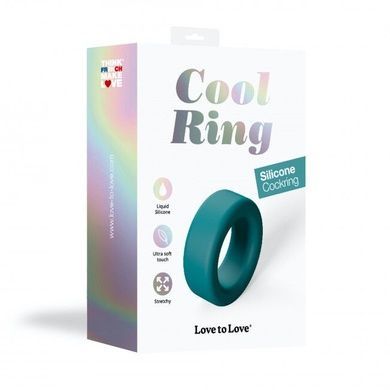 Эрекционное кольцо LOVE TO LOVE COOL RING - TEAL ME SO5091 фото