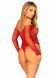 Сітчасте боді зі стразами Leg Avenue Crystalized fishnet bodysuit Red One Size