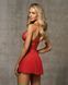 Беби-долл Obsessive 838-BAB-3 babydoll & thong red S/M