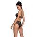 Еротичний комплект з малюнком Passion LOVELIA BIKINI S/M, black