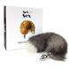 Анальна пробка з хвостом Art of Sex size M Artctic fox SO6186 фото 4