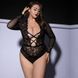 Боді JSY P61139 Black Plus Size