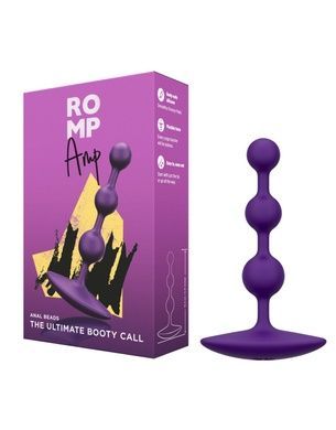 Анальне намисто Romp Amp Dark Purple SO8736 фото