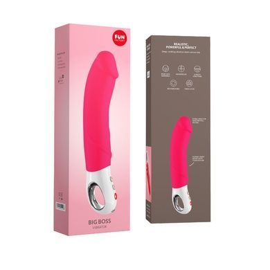 Вібратор для точки G Fun Factory BIG BOSS pink SX0938 фото