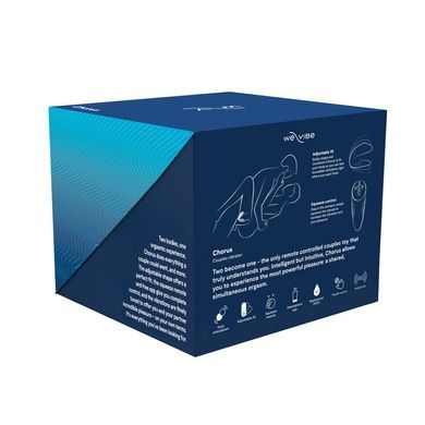 Смарт-вибратор для пар We-Vibe Chorus Cosmic Blue SO6919 фото