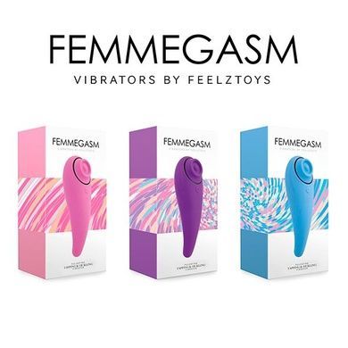 Вибратор FeelzToys FemmeGasm Tapping & Tickling Vibrator Pink SO4579 фото