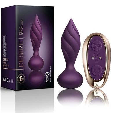 Анальная вибропробка Rocks Off Petite Sensations Desire Purple SO5976 фото
