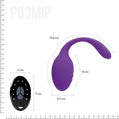Віброяйце зі стимулятором Adrien Lastic Smart Dream II AD11833 фото