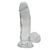 Прозорий фалоімітатор Alive Jelly Dildo Rider діаметр 4 см SO3983 фото