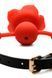 Силиконовый кляп с розой Master Series Red SO8801 фото 5