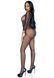 Бодистокинг комбинезон Leg Avenue V Front Bodystocking One size Black, мелкая сетка, доступ