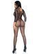 Бодистокинг комбинезон Leg Avenue V Front Bodystocking One size Black, мелкая сетка, доступ