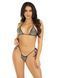 Комплект Leg Avenue Bikini top and thong panty Black One Size