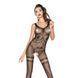 Бодистокинг Passion BS045 black, комбинезон, имитация чулок и боди S/M/L