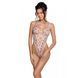 Эротическое боди с рисунком Passion LOVELIA BODY S/M, white