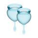 Набір менструальних чаш Satisfyer Feel Good light blue SO3584 фото