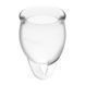 Менструальные чаши Satisfyer Feel Confident Transparent SO7791 фото 3