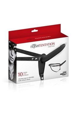 Страпон с вибрацией Fetish Tentation Black SO3749 фото