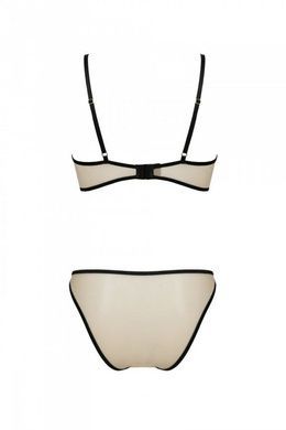 Комплект Passion LORINA SET, XXL/XXXL, beige, бюстгальтер и трусики