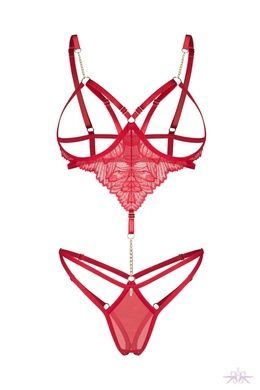 Боди Obsessive Matildea crotchless teddy S/M