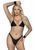 Бодістокінг у велику сітку Leg Avenue Long Sleeved Bodystocking One size Black, довгий рукав