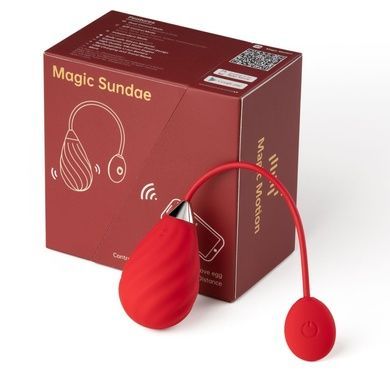 Смарт віброяйце Magic Motion Sundae Red SO4469 фото