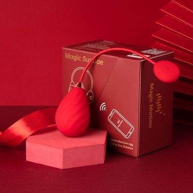 Смарт віброяйце Magic Motion Sundae Red SO4469 фото