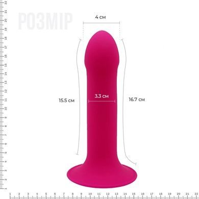 Дилдо с присоской Adrien Lastic Hitsens 2 Pink AD24011 фото