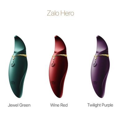 Вібратор Zalo Hero Wine Red SO6659 фото