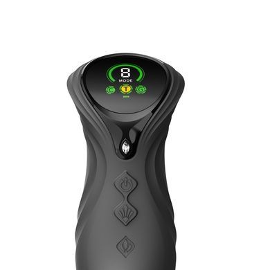 Пульсатор-кролик з вібрацією Zalo Mose 2 Obsidian Black SX2688 фото